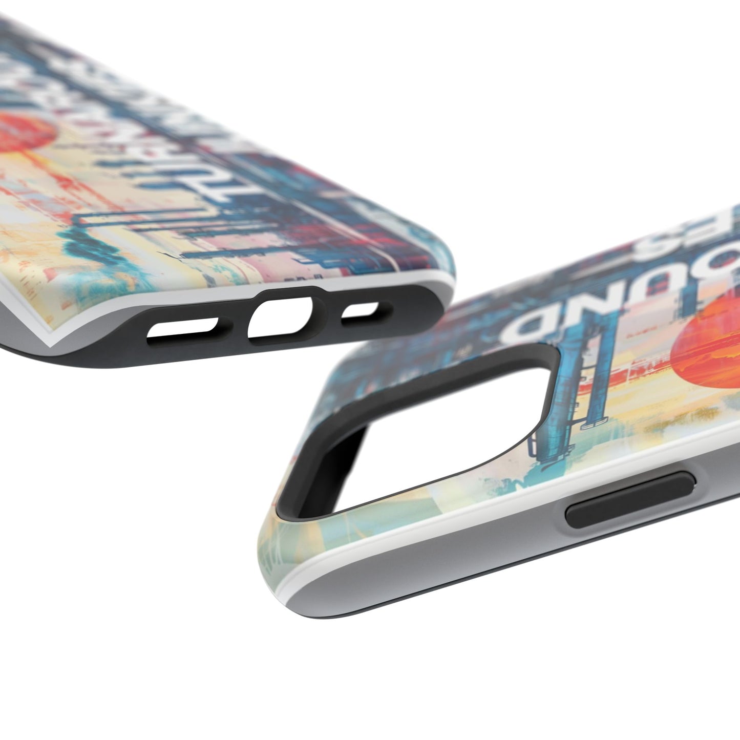 Turnaround Junkies Red Sun Rising Magnetic Tough Cases