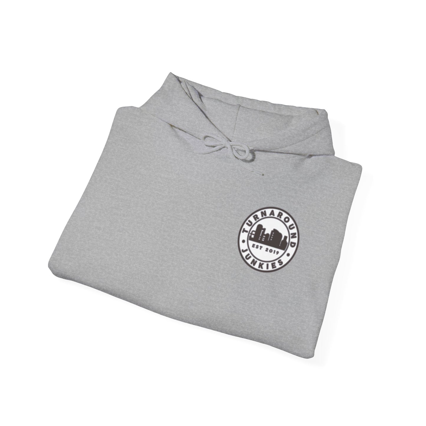 Turnaround Junkies Circle Logo Heavy Blend™ Hooded Sweatshirt