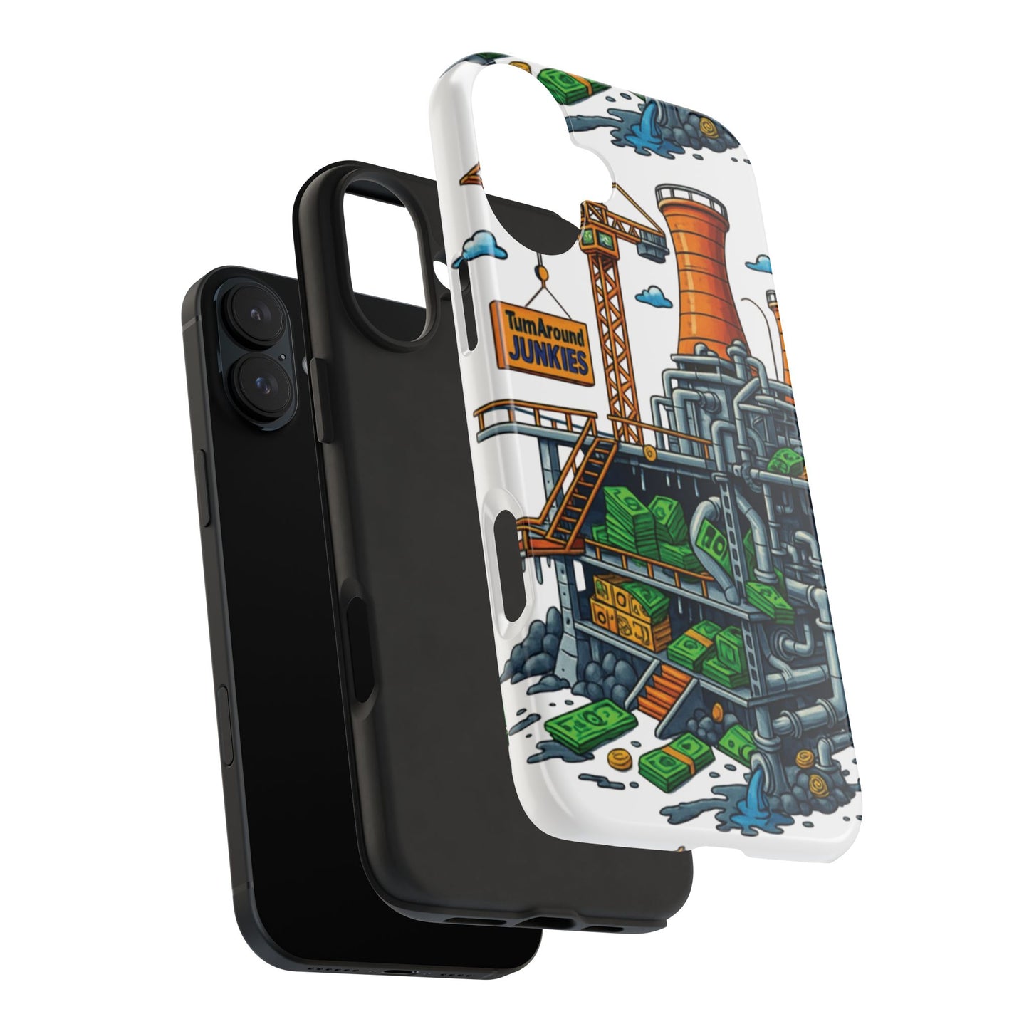 Turnaround Junkies "Stacks On Deck #2" Tough Phone Cases
