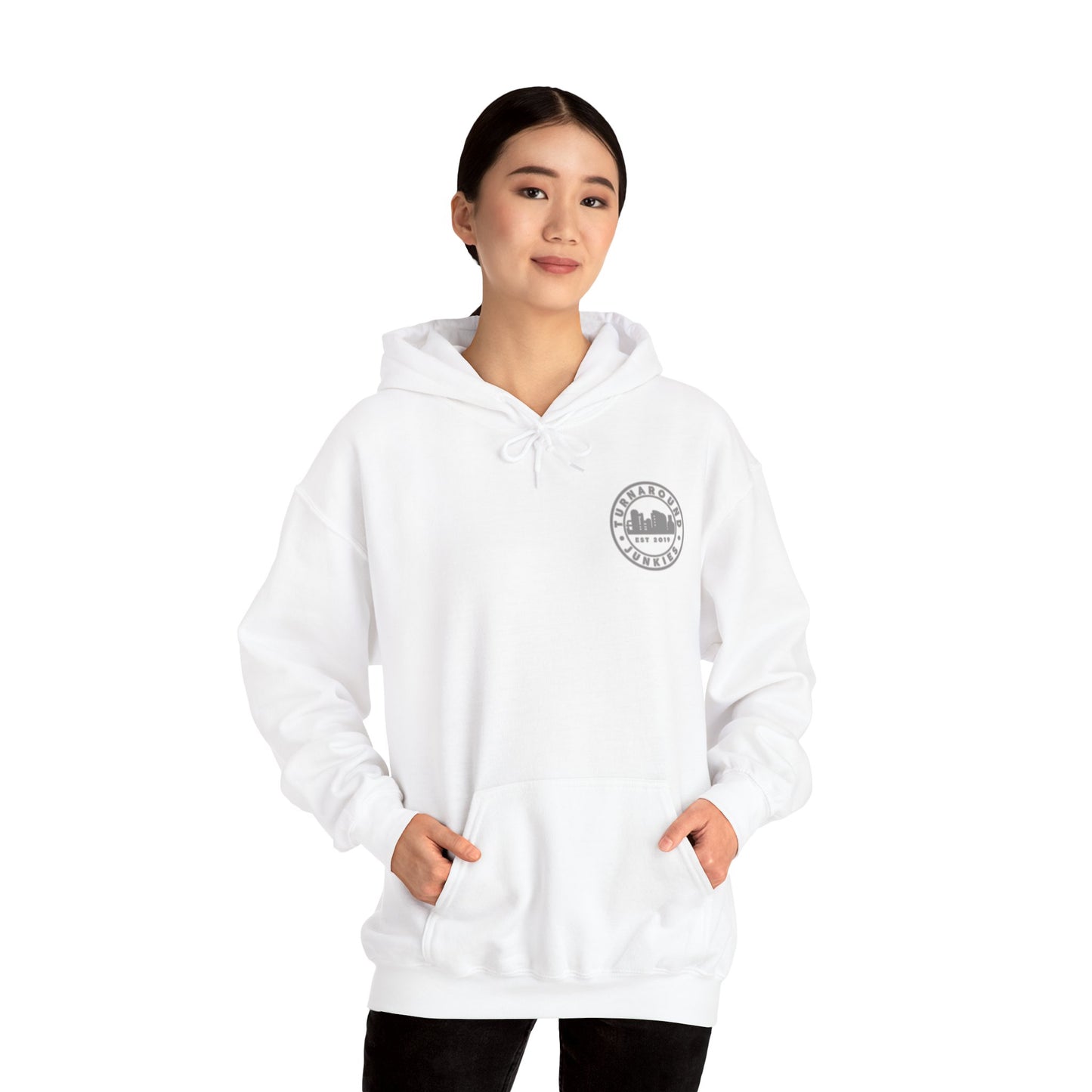Turnaround Junkies Circle Logo Heavy Blend™ Hooded Sweatshirt