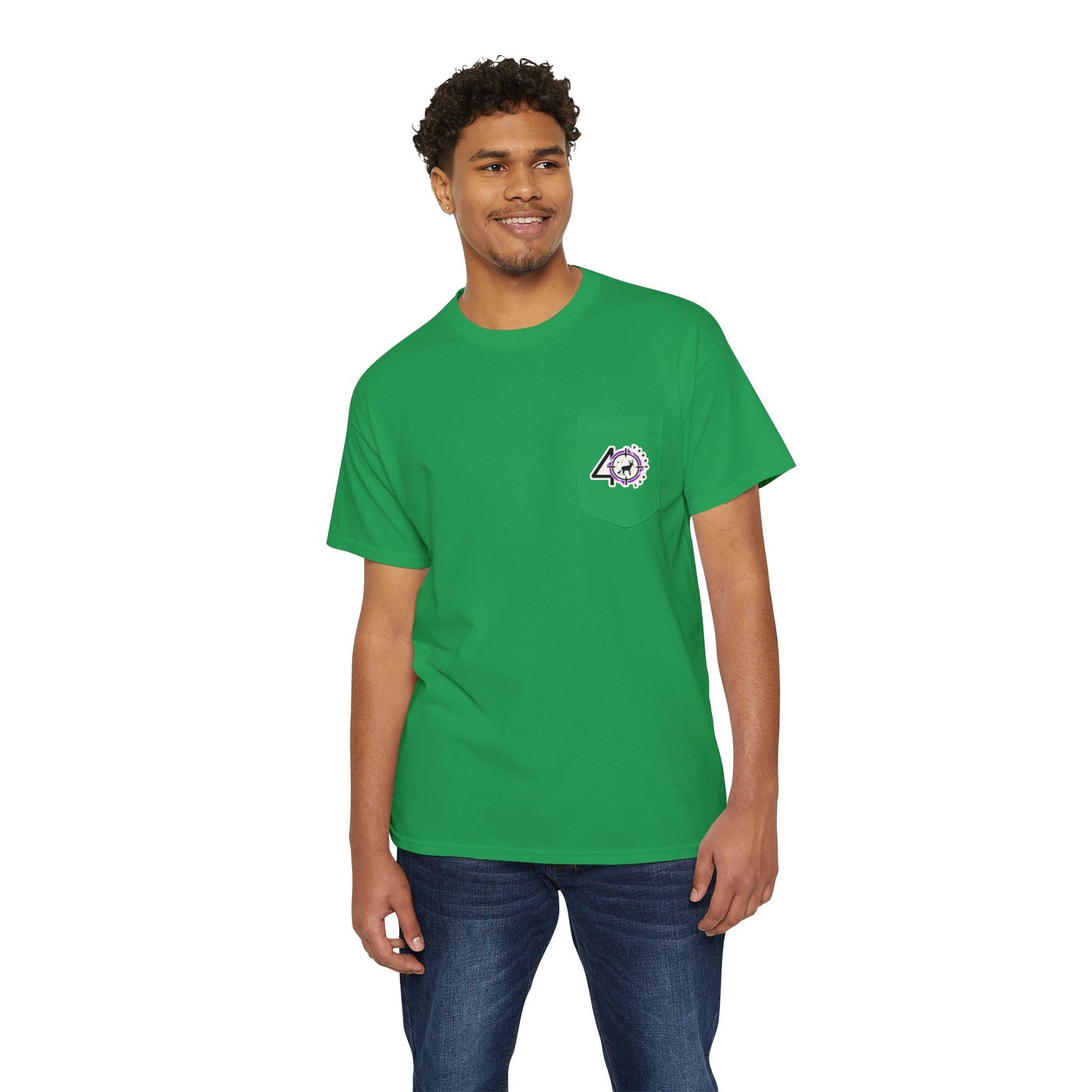 40 Yards Out Duck Unisex Heavy Cotton Pocket Tee