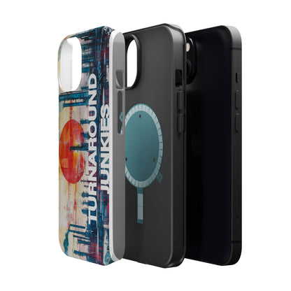 Turnaround Junkies  Red Sun Rising Magnetic Tough Cases