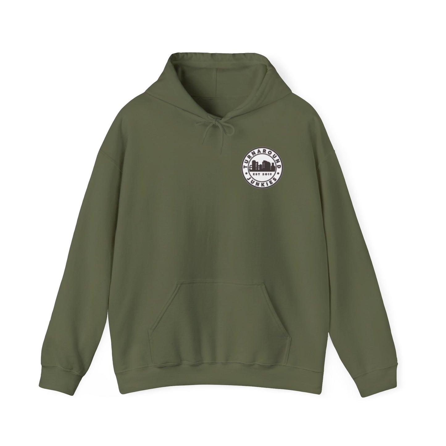 Turnaround Junkies Circle Logo Heavy Blend™ Hooded Sweatshirt