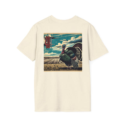 40 Yards Out Turkey Unisex Softstyle T-Shirt