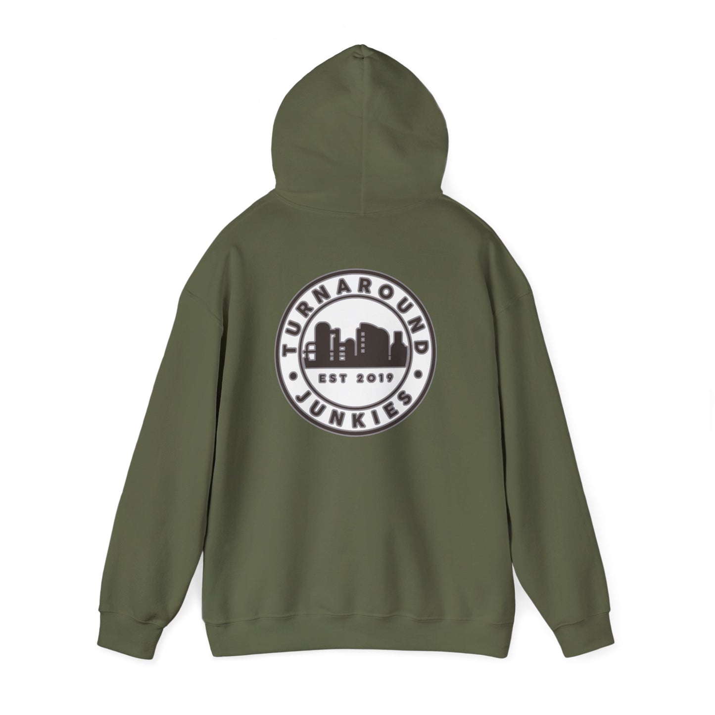 Turnaround Junkies Circle Logo Heavy Blend™ Hooded Sweatshirt