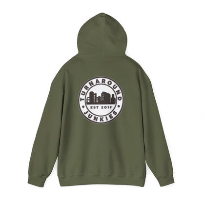 Turnaround Junkies Circle Logo Heavy Blend™ Hooded Sweatshirt