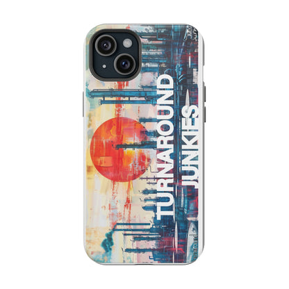 Turnaround Junkies  Red Sun Rising Magnetic Tough Cases