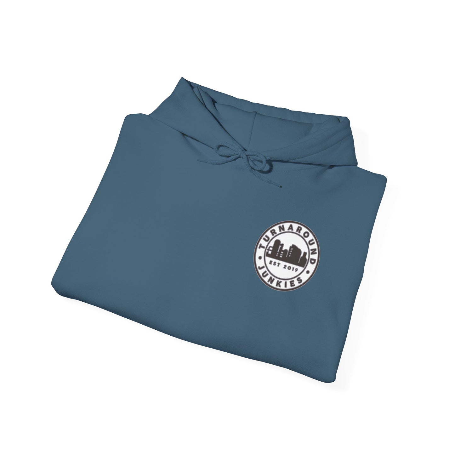 Turnaround Junkies Circle Logo Heavy Blend™ Hooded Sweatshirt