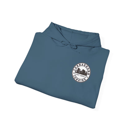 Turnaround Junkies Circle Logo Heavy Blend™ Hooded Sweatshirt