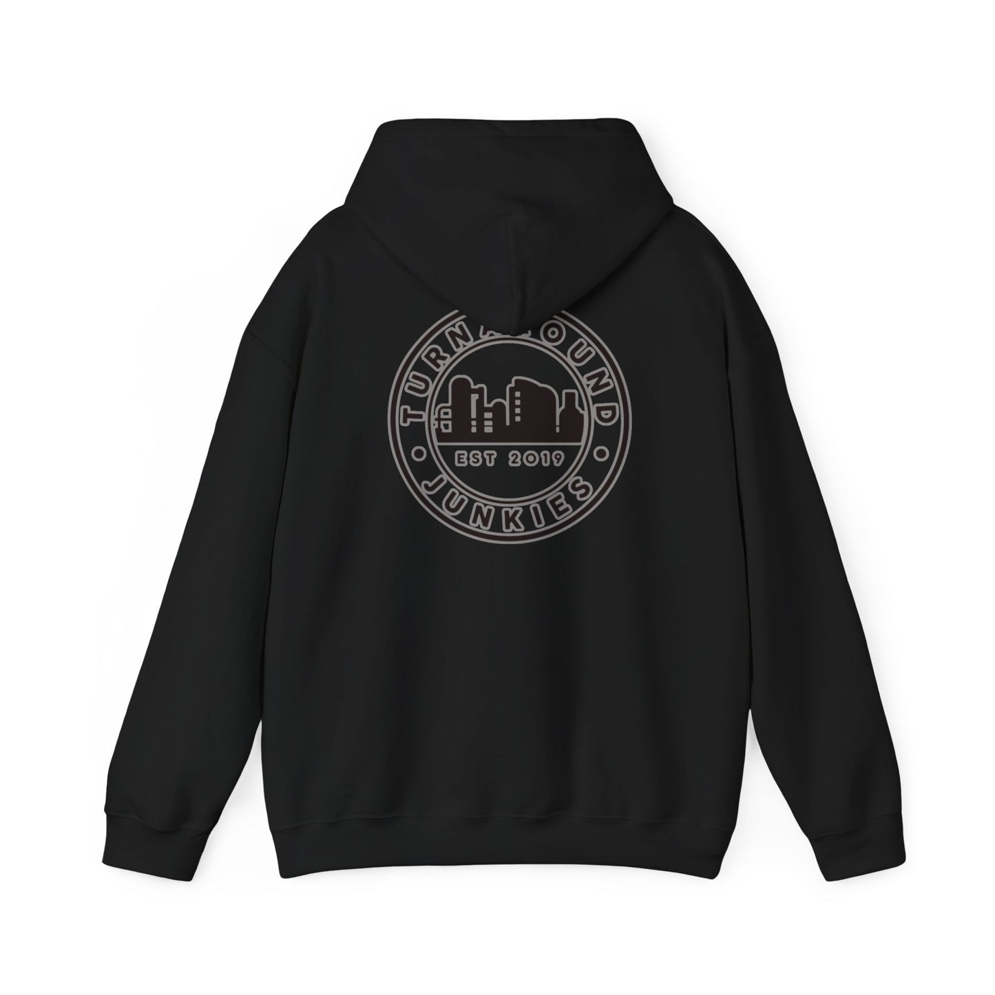 Turnaround Junkies Circle Logo Heavy Blend™ Hooded Sweatshirt