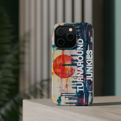 Turnaround Junkies  Red Sun Rising Magnetic Tough Cases