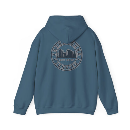 Turnaround Junkies Circle Logo Heavy Blend™ Hooded Sweatshirt