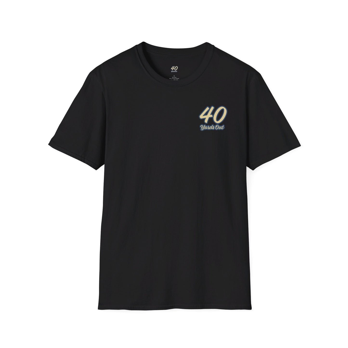 Black Lab Retriever in boat Unisex Softstyle T-Shirt