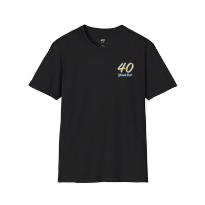 Black Lab Retriever in boat Unisex Softstyle T-Shirt