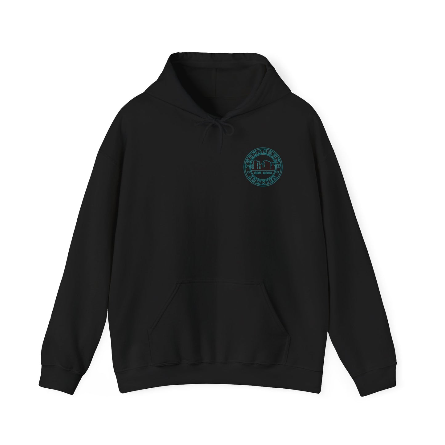 Turnaround Junkies Circle Logo Heavy Blend™ Hooded Sweatshirt