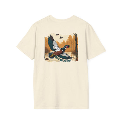 40 Yards Out Wood Duck Unisex Softstyle T-Shirt