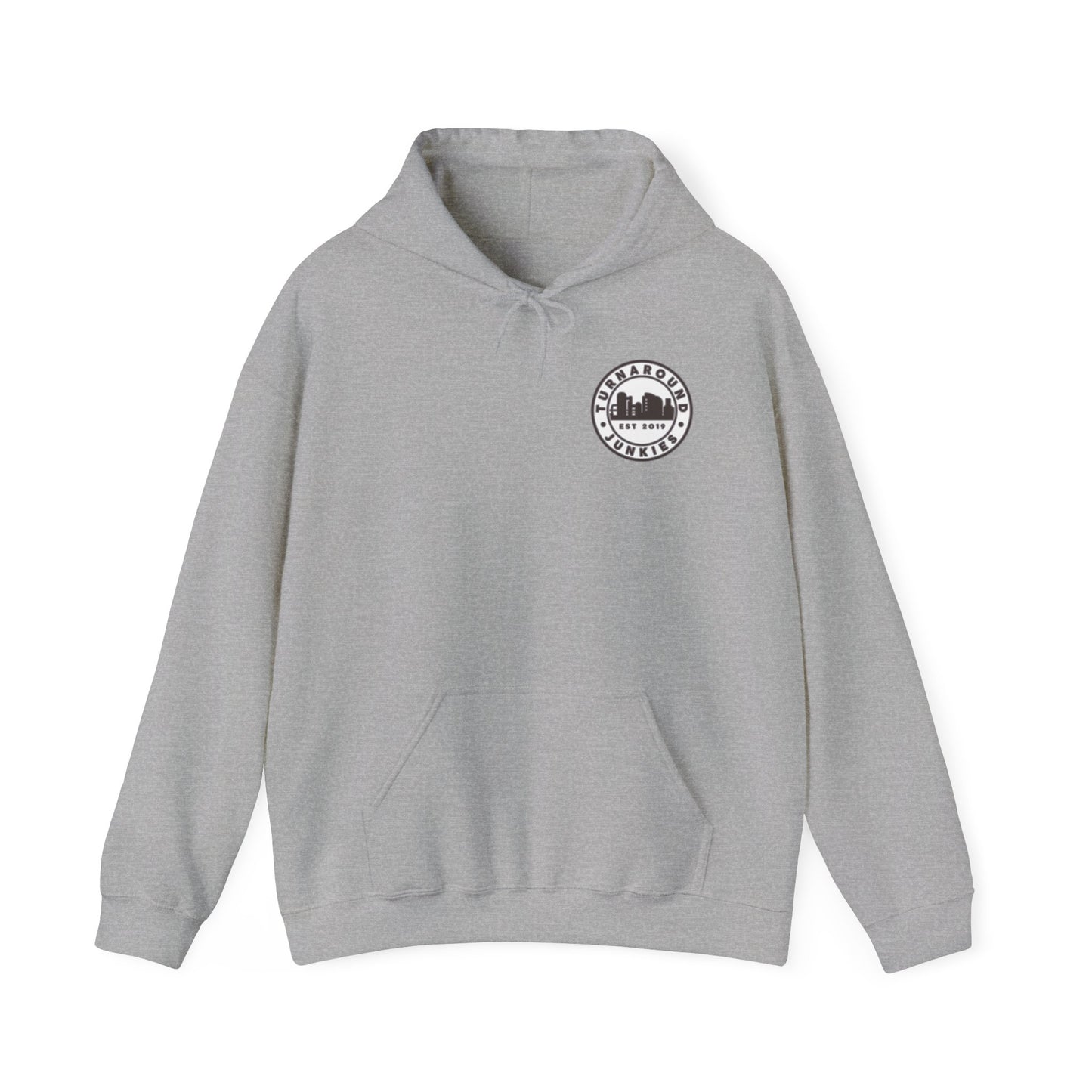 Turnaround Junkies Circle Logo Heavy Blend™ Hooded Sweatshirt