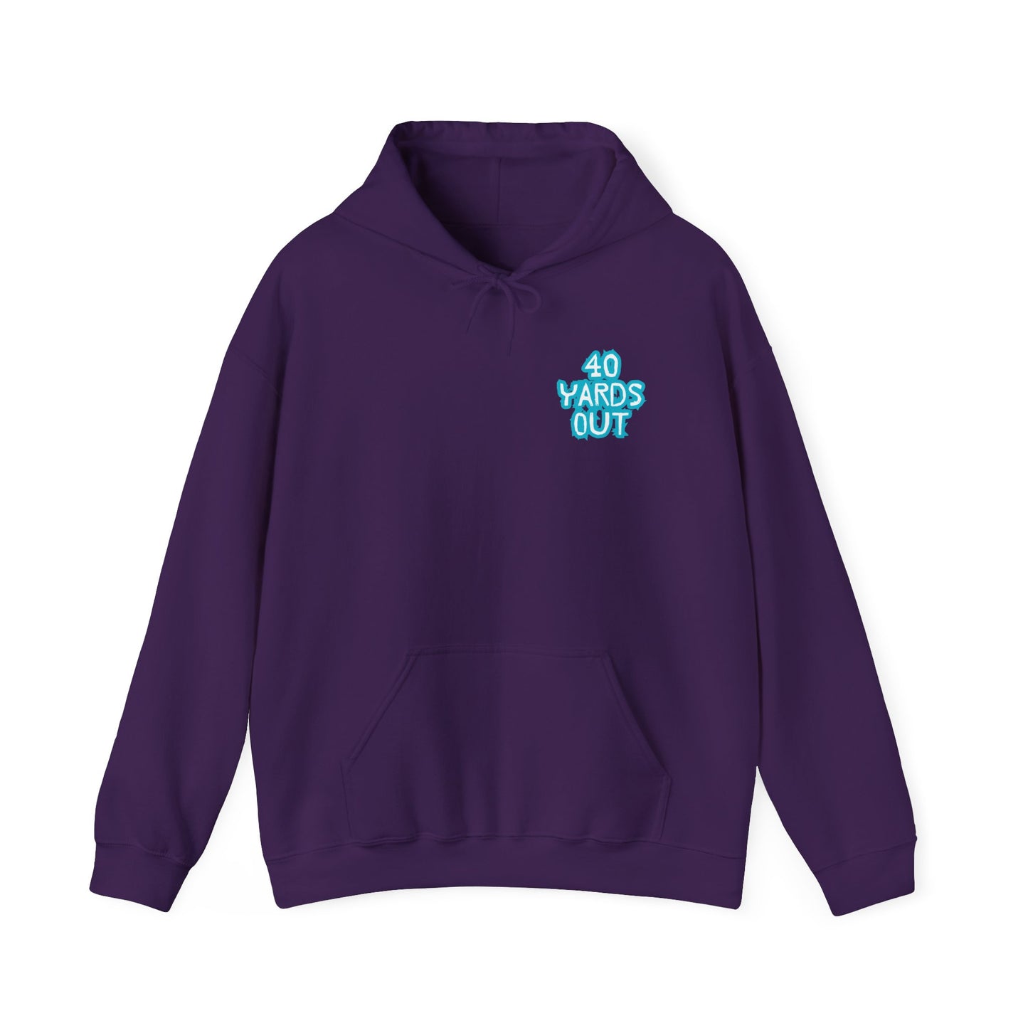 40 YARDS OUT Brand Productions Muddy Boar Heavy Blend™ Hooded Sweatshirt