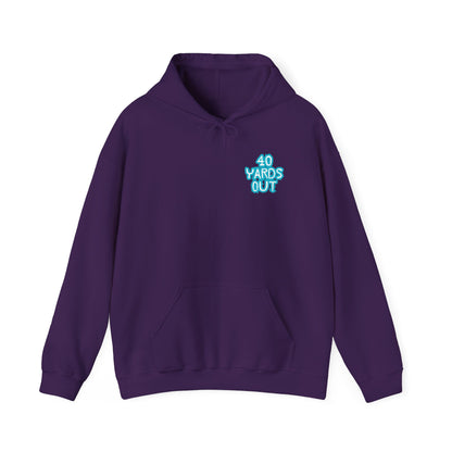 40 YARDS OUT Brand Productions Muddy Boar Heavy Blend™ Hooded Sweatshirt