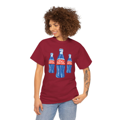 Coca Cola Retro Design Adult Heavy Cotton Tee