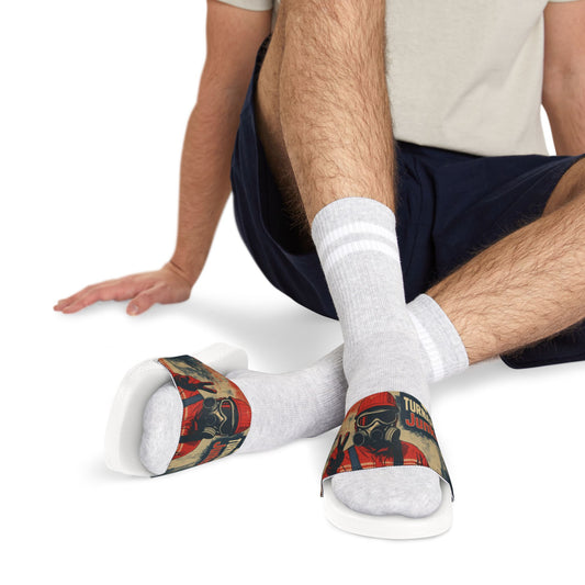 Turnaround Junkies Half-Face Mask Men's Removable-Strap Sandals