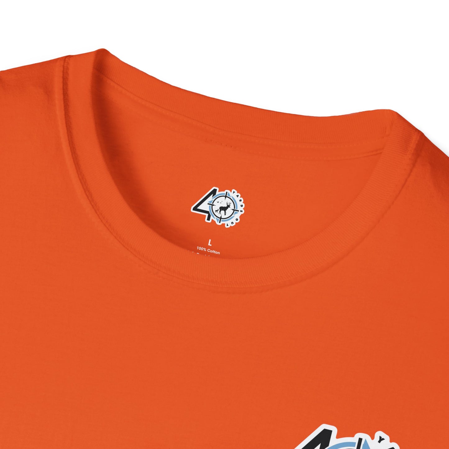 40 Yards Out Antler Deer Unisex Softstyle T-Shirt