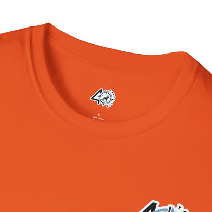 40 Yards Out Antler Deer Unisex Softstyle T-Shirt