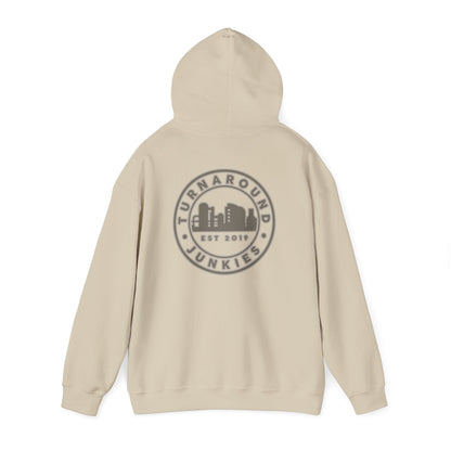 Turnaround Junkies Circle Logo Heavy Blend™ Hooded Sweatshirt