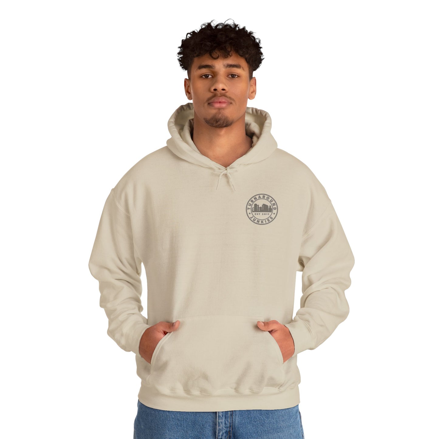 Turnaround Junkies Circle Logo Heavy Blend™ Hooded Sweatshirt