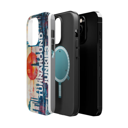 Turnaround Junkies  Red Sun Rising Magnetic Tough Cases