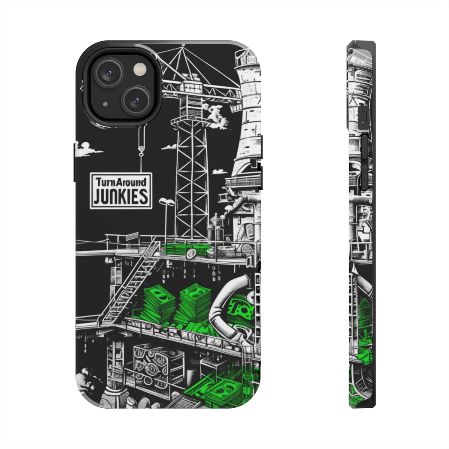 Turnaround Junkies "Stacks On Deck" Tough Phone Cases