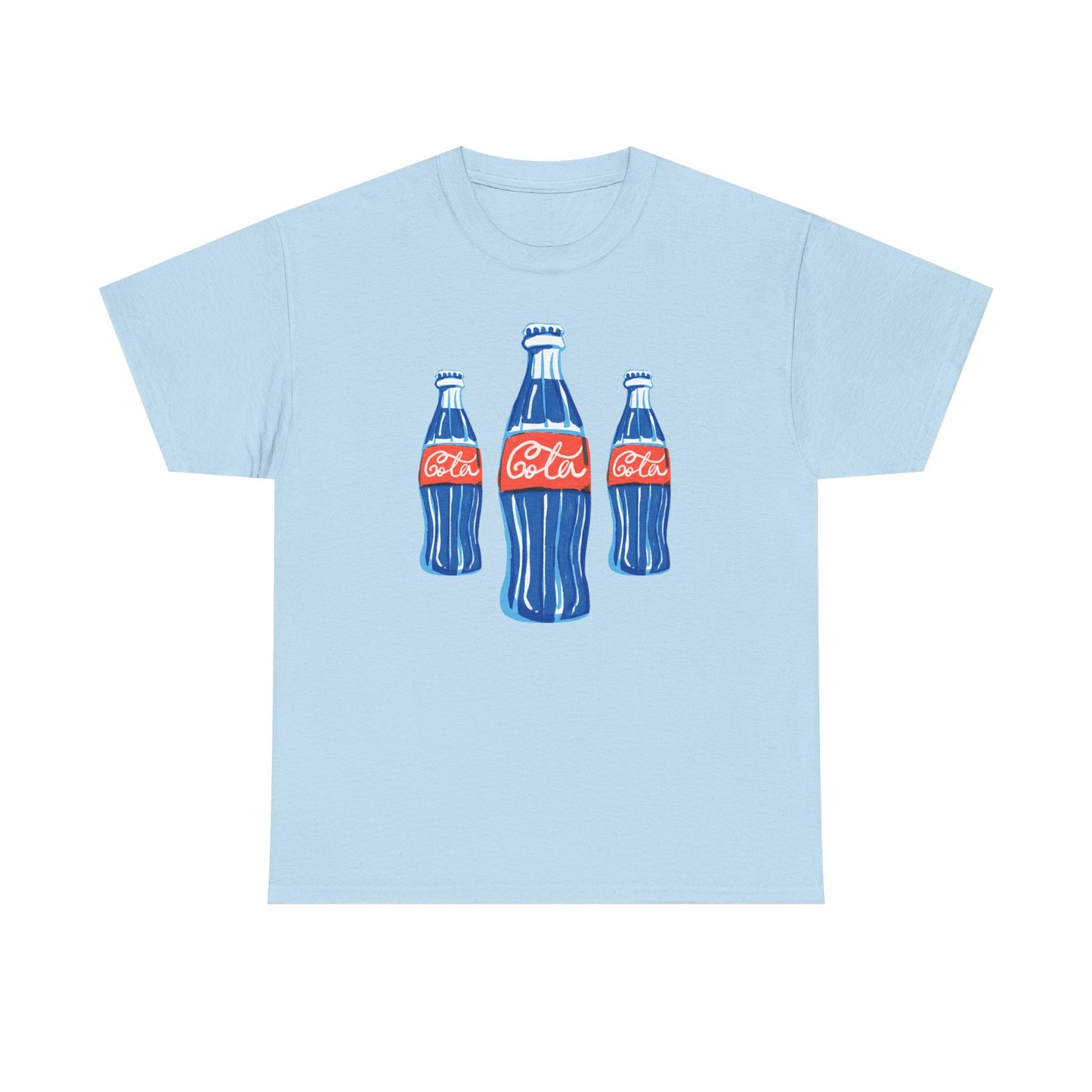 Coca Cola Retro Design Adult Heavy Cotton Tee