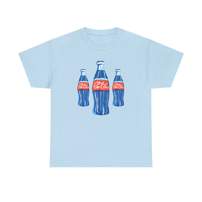 Coca Cola Retro Design Adult Heavy Cotton Tee