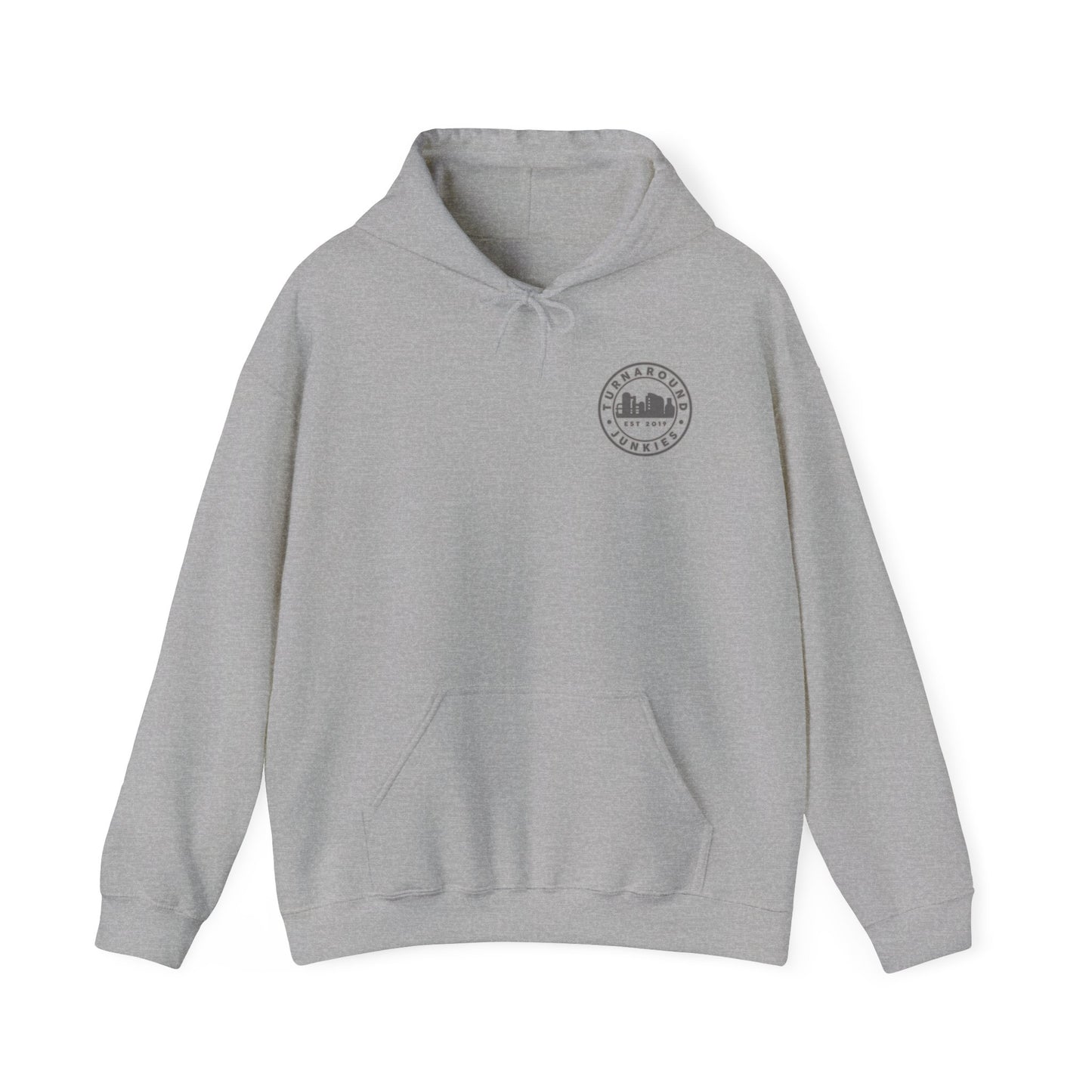 Turnaround Junkies Circle Logo Heavy Blend™ Hooded Sweatshirt