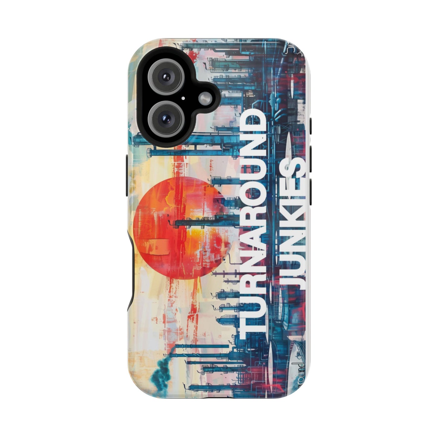 Turnaround Junkies  Red Sun Rising Magnetic Tough Cases