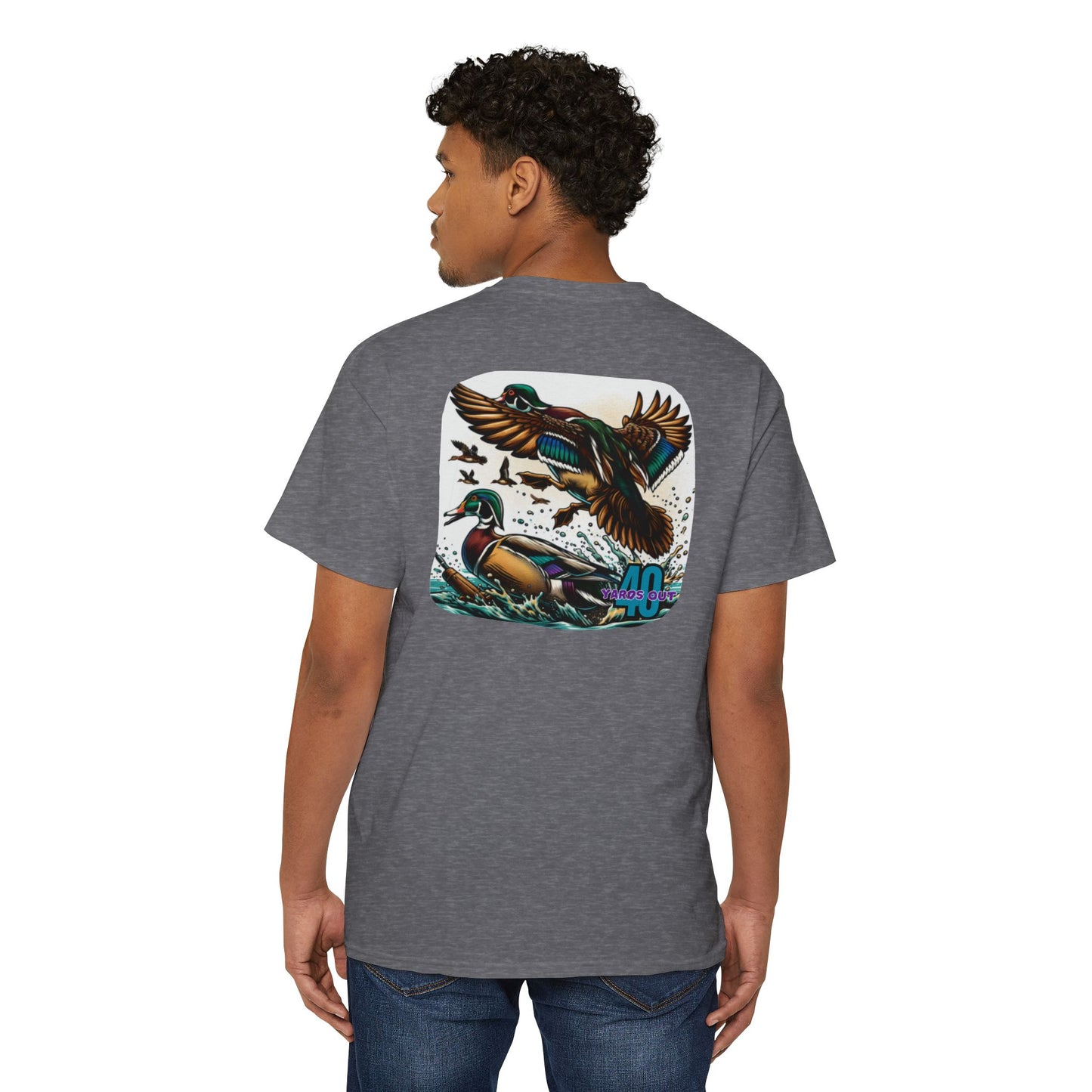 40 Yards Out Wood Duck Pocket Tee