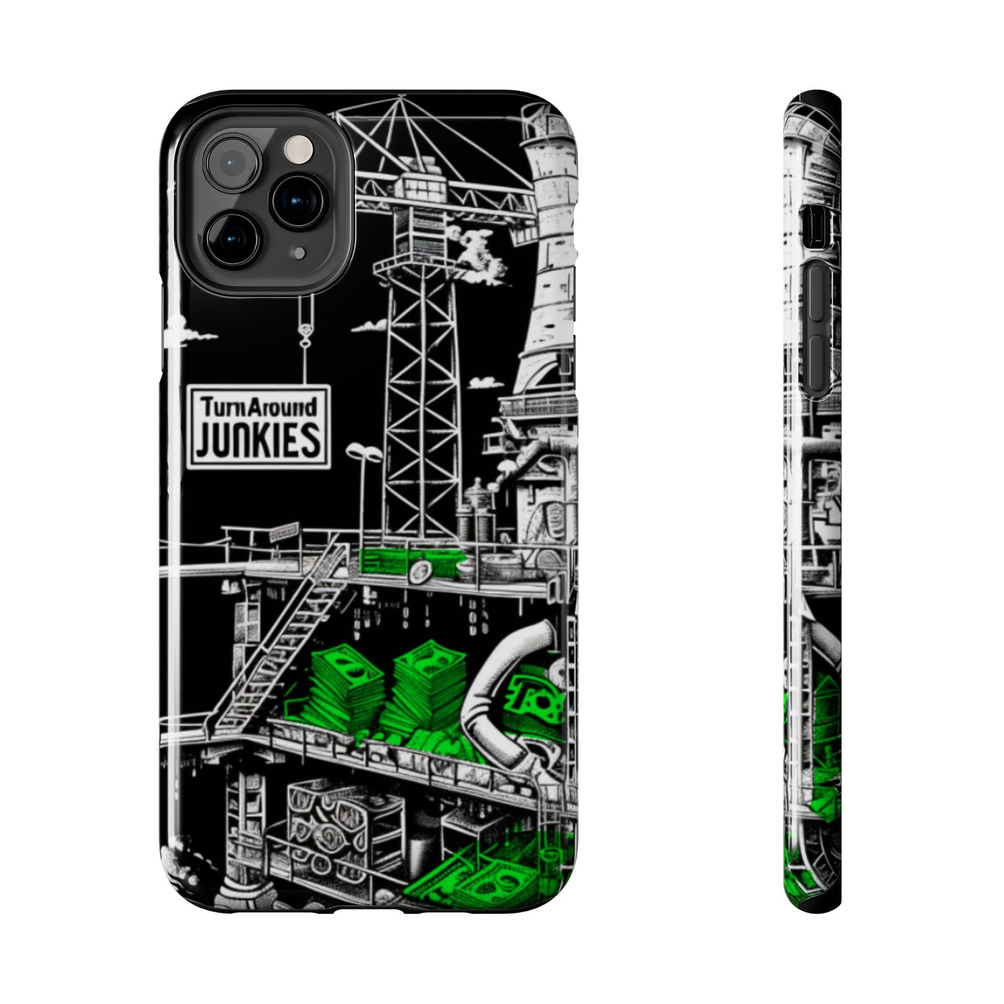 Turnaround Junkies "Stacks On Deck" Tough Phone Cases