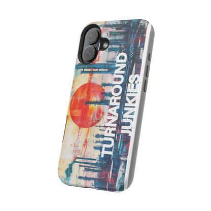 Turnaround Junkies  Red Sun Rising Magnetic Tough Cases