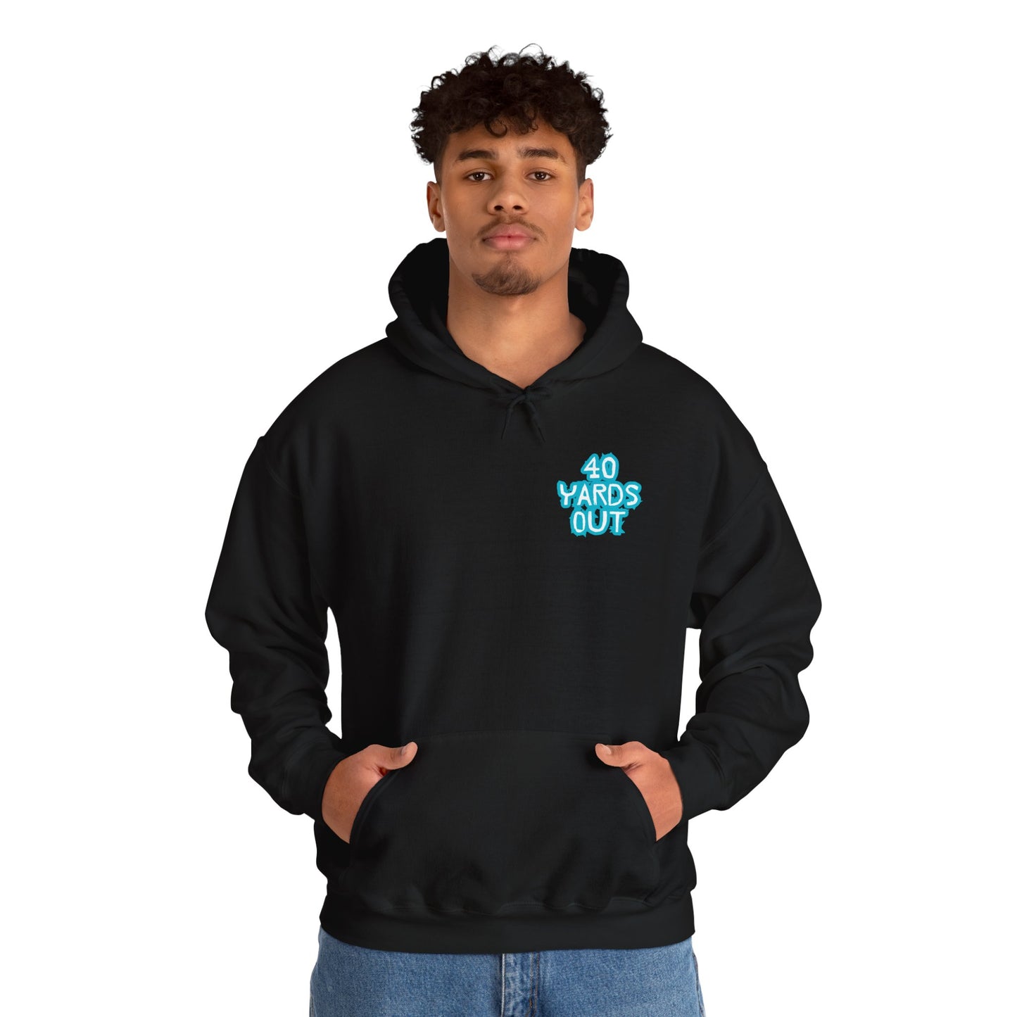 40 YARDS OUT Brand Productions Muddy Boar Heavy Blend™ Hooded Sweatshirt