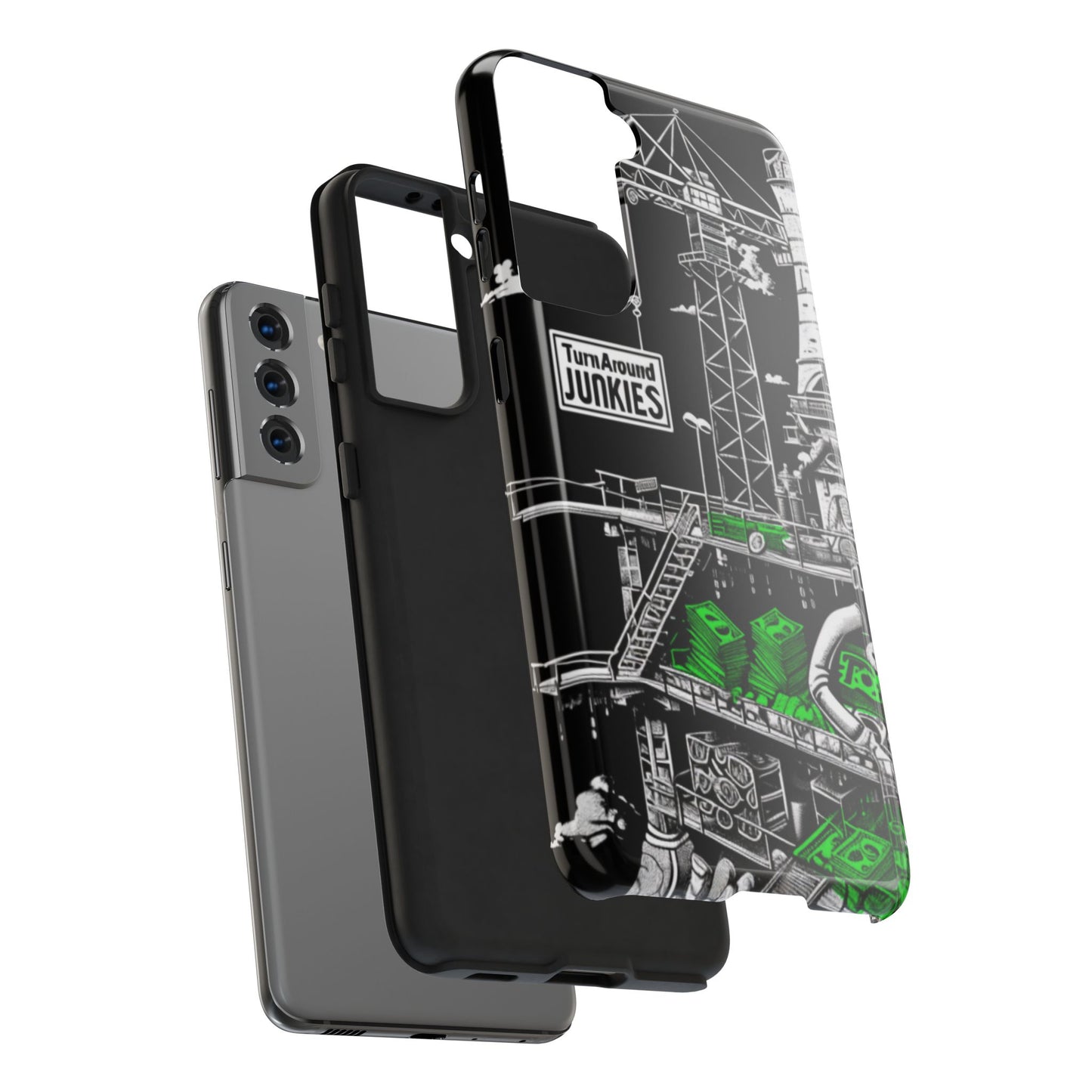 Turnaround Junkies "Stacks On Deck" Tough Phone Cases