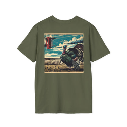 40 Yards Out Turkey Unisex Softstyle T-Shirt