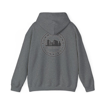 Turnaround Junkies Circle Logo Heavy Blend™ Hooded Sweatshirt