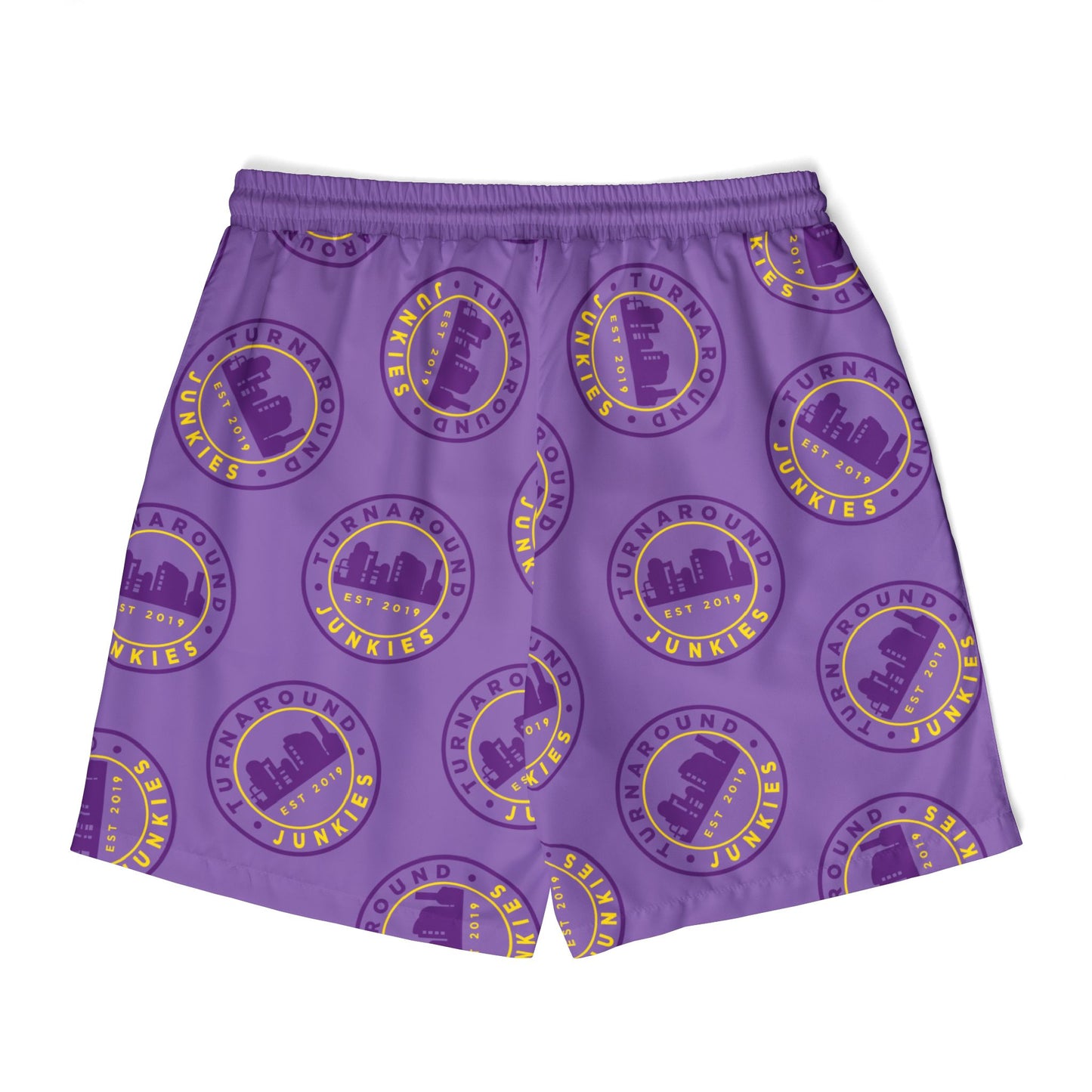 Turnaround Junkies Circle Logo Swim Shorts