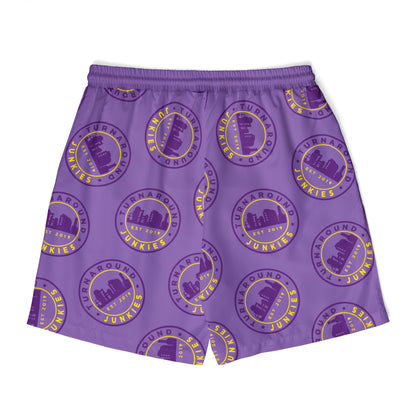 Turnaround Junkies Circle Logo Swim Shorts