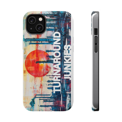 Turnaround Junkies  Red Sun Rising Magnetic Tough Cases