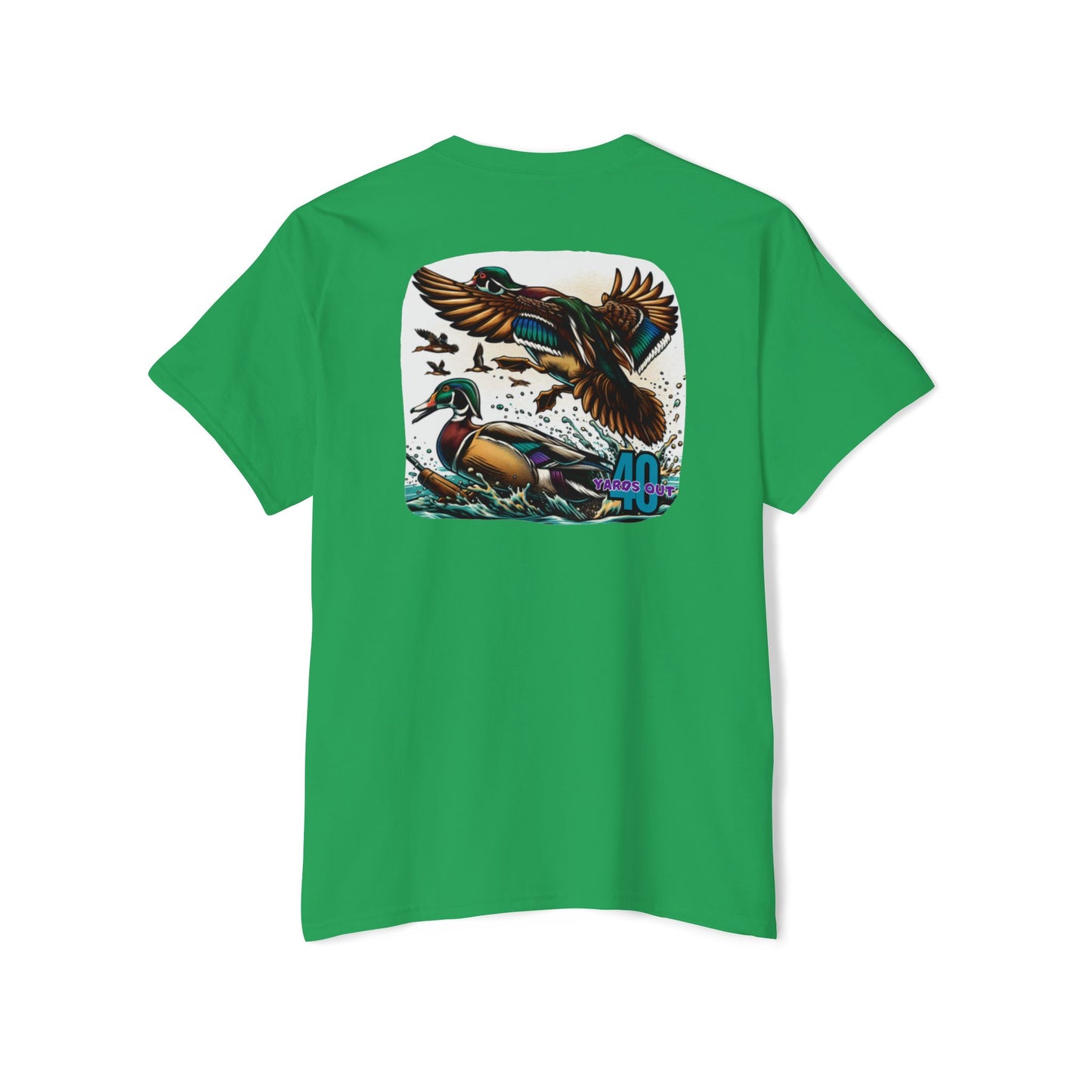 40 Yards Out Duck Unisex Heavy Cotton Pocket Tee