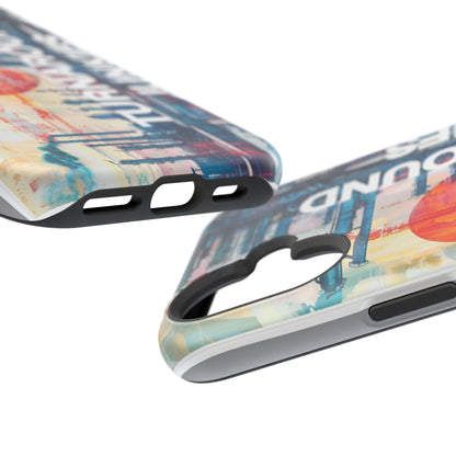 Turnaround Junkies  Red Sun Rising Magnetic Tough Cases