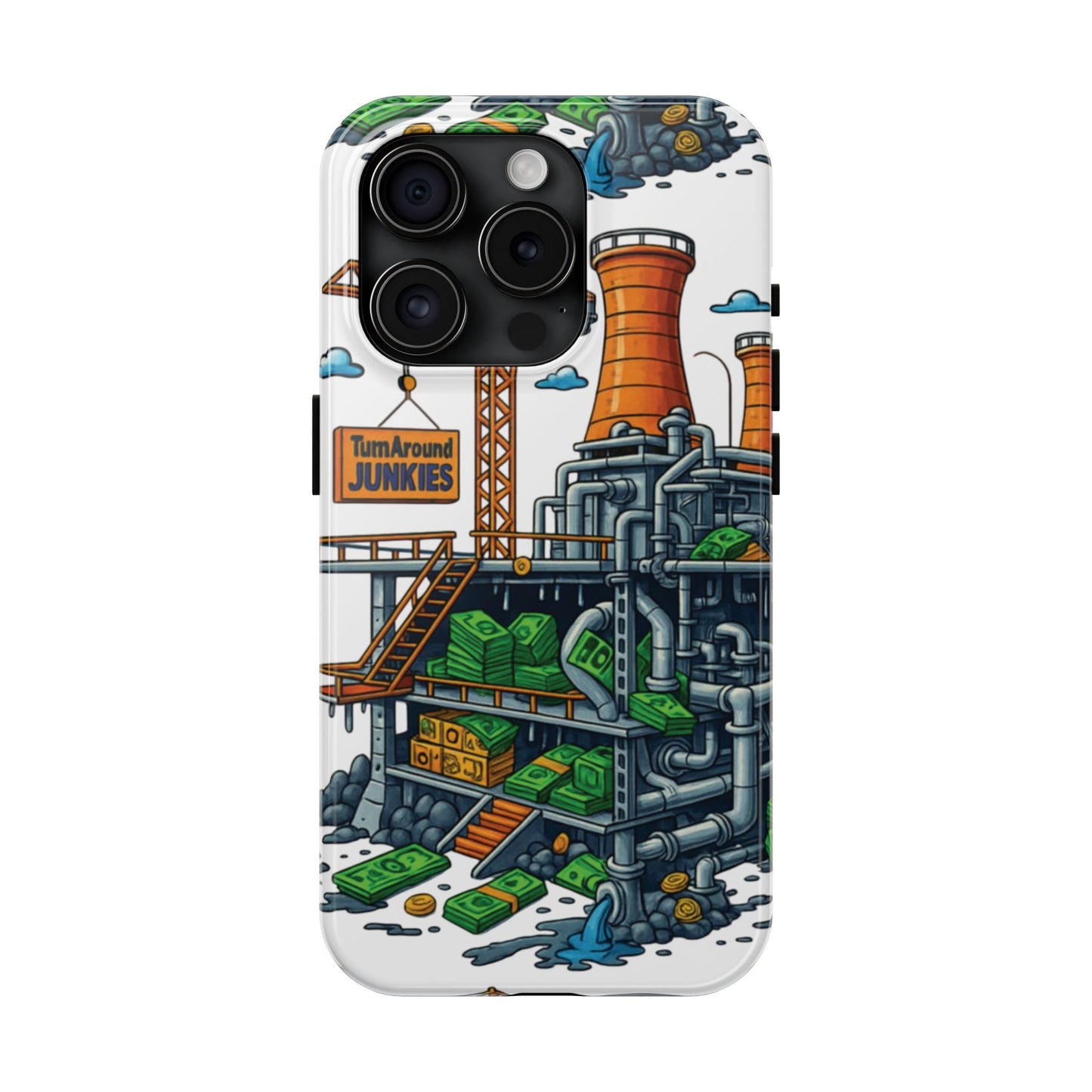 Turnaround Junkies "Stacks On Deck #2" Tough Phone Cases