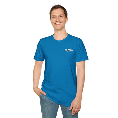 40 Yards Out American Bass Unisex Softstyle T-Shirt