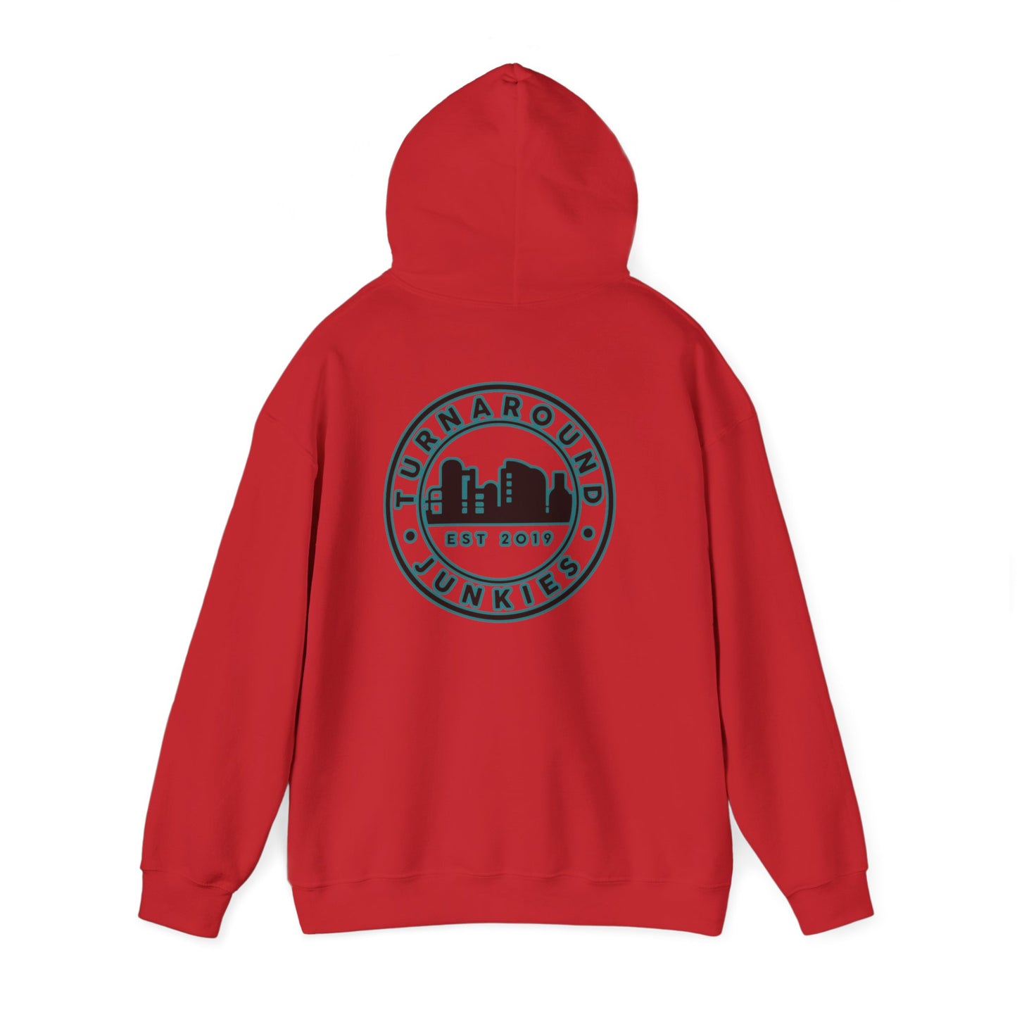 Turnaround Junkies Circle Logo Heavy Blend™ Hooded Sweatshirt